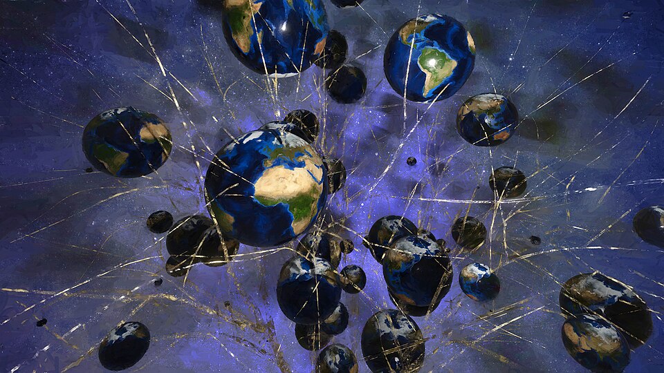 Artistic representation of the concept of parallel worlds, Віщун